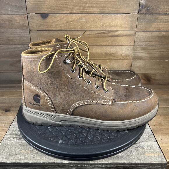 Carhartt CMX4023 Boots Mens Size US 8M Brown Chukka Oxford Moc Toe Work - Picture 1 of 10